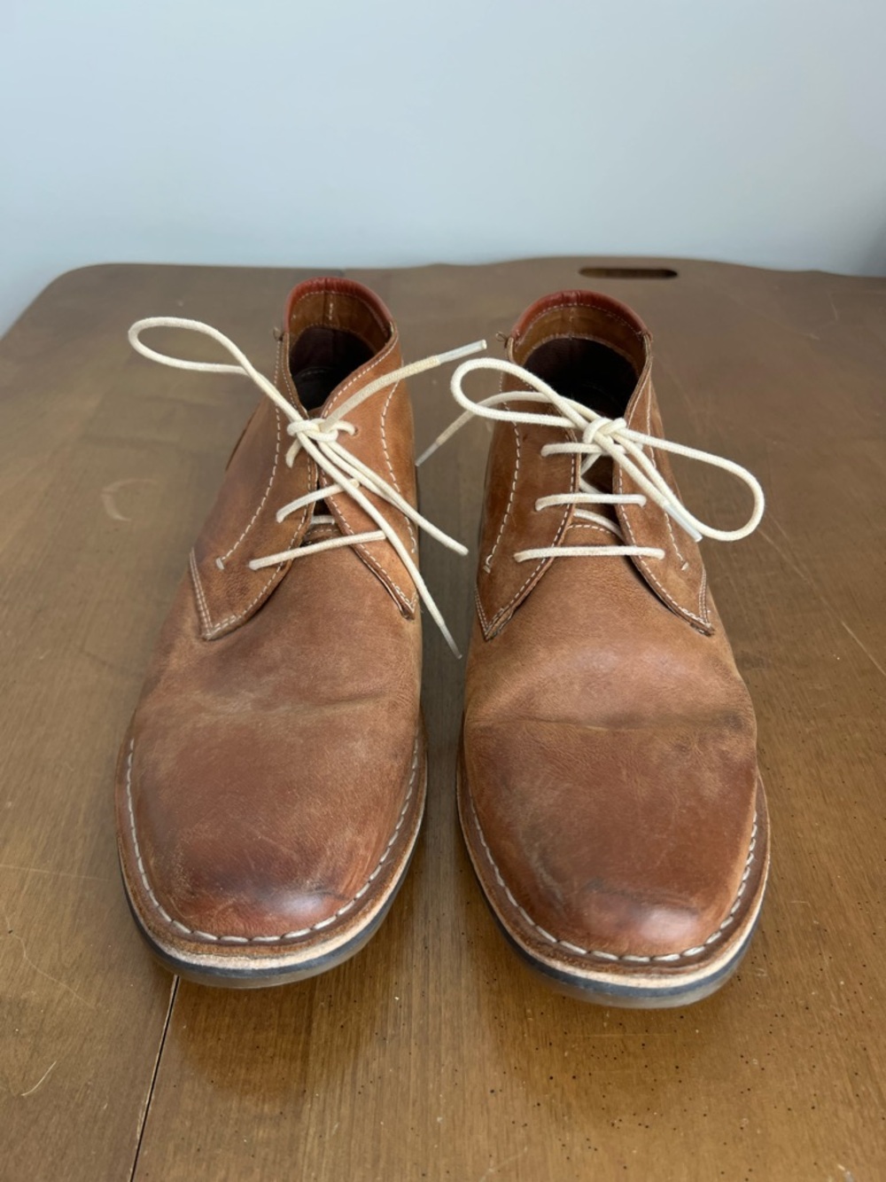 Steve‎ Madden Tan Leather Chukka Boots Size 8.5